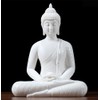 Houlu 12 inch Ceramic Buddha Statues for Home Decor, Small