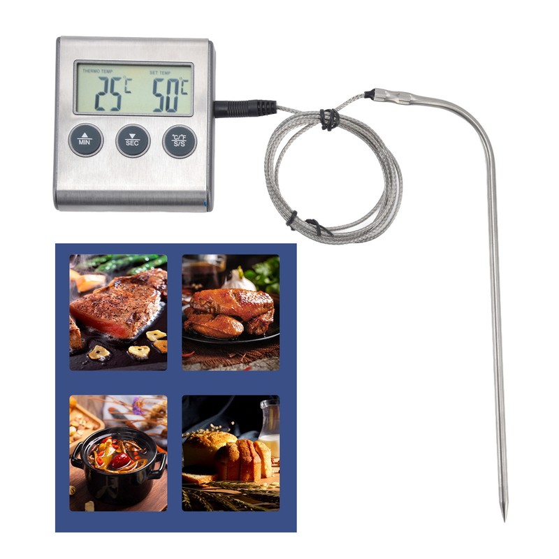 Digital Touchscreen Food Thermometers High Accuracy Waterproof Portable Meat Thermometers