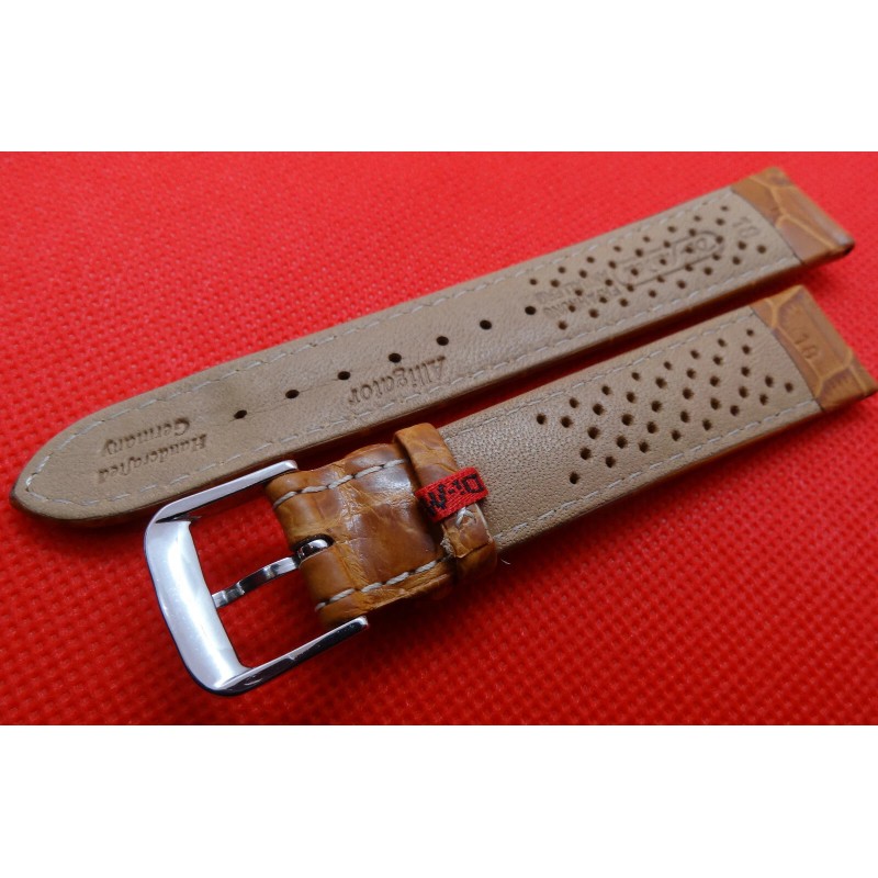Di-Modell New Mens Di-Modell Tan Padded Genuine Alligator 18mm Watch
