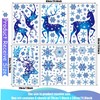 Christmas Decorations Sale Clearance,Christmas Window Stickers Double Side Pattern, Christmas