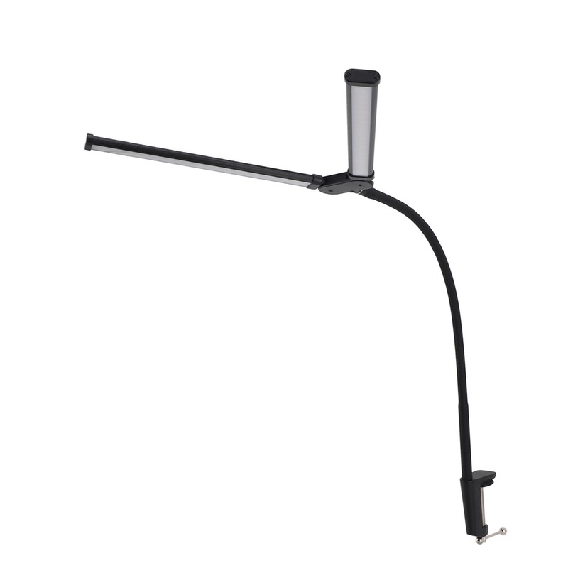 Double Head LED Desk Lamp 3 Colors Stepless Dimmable Flexible