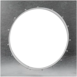 ECOPRO VENT 8" Inch Duct Connector Flange - Galvanized Steel - HVAC Connector, Round Straight or Flex Pipe Flange for Efficient Airflow in Residential and Commercial Systems