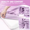 SmoothNovelty 4 Pcs Hospital Bed Sheets Set, Soft Knitted Standard