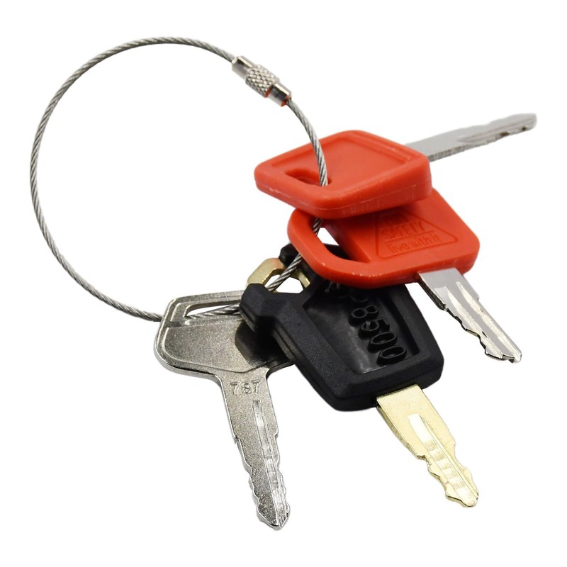 Notonmek 4 packs Heavy Equipment Ignition Key Compatible with Komatsu