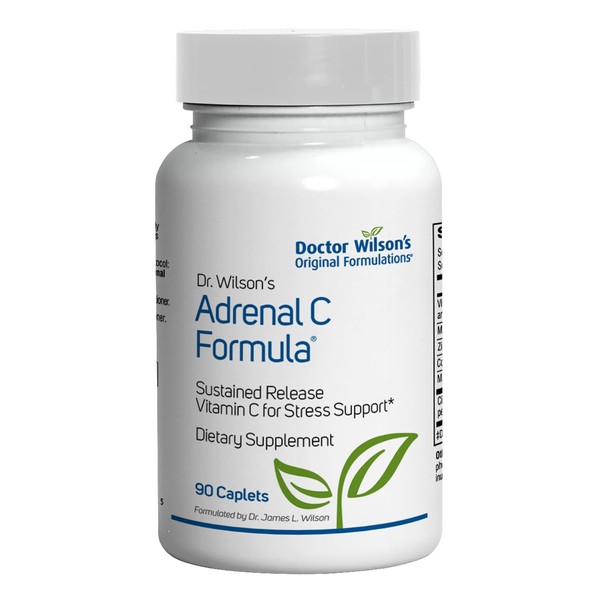 Dr. Wilson's Adrenal C Formula 90 caplets time-Release, buffered Vitamin C for Daily Stress