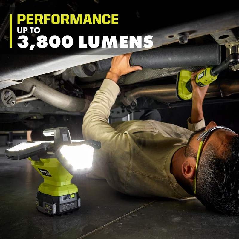 RYOBI ONE+ 18V Cordless 360° Work Camping Shop Light (Tool