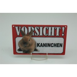 Rabbits – Animal Warning Sign – Caution Animal Warning Sign 20 x 12 cm Sign 59