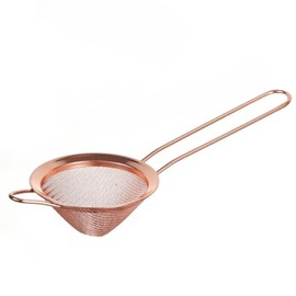 Anphly Stainless steel conical filter, cocktail cocktail ice filter, bar bartender specific triangular double-layer filter 8.46"L x 3.3"W x 1.6"H