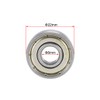 sourcing map 608ZZ Deep Groove Ball Bearings 8mm x 22mm