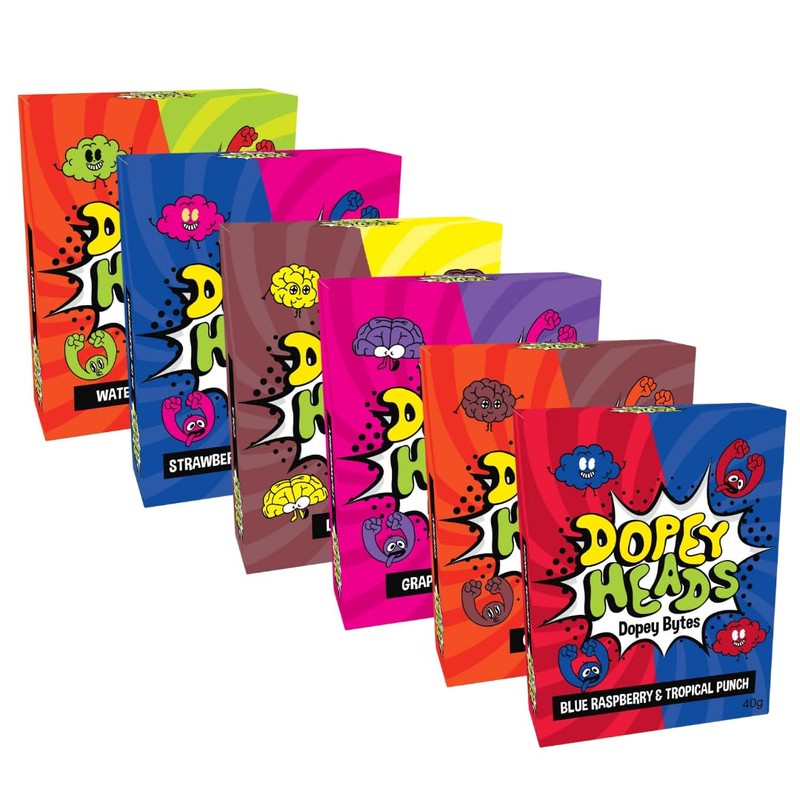 Dopey Heads | Dopey Bytes | HALAL | Blue Raspberry