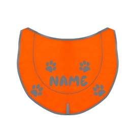 Custom Reflective Dog Vest High Visibility Reflective Jacket for Dogs Hunting Safety Gear with Elastic Strap & Clasp, Comfortable, Perfect for Day and Night Walks!