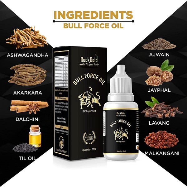 RUP RUP Rock Gold Bull Force Oil for Men -