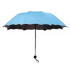 UV Protection, Sun or Rain, Sun Parasol, Trifoldable, Large, Lightweight,