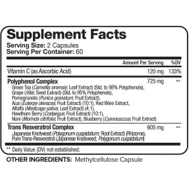 Resveratrol Premium 1540mg 120 Capsulas Eg R13 Sabor Nd