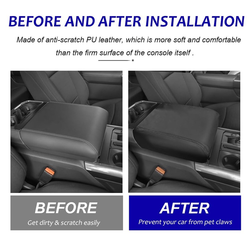 DEYTOP Center Console Cover for Ford F150 2026 2021-2025 Console