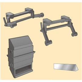 Passion Models P35T-014 1/35 Mudder 3 3D Periscope Set, Plastic Model Parts, Molded Color
