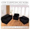Nube Protector Cubre Sala Ajustable Bubble Con Falda Spandex