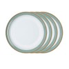 Denby Regency Green Set of 4 Dinner Plate Set, One