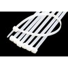 ORNO AE-13199 Cable Ties Resealable Pack of 100 White (3.6