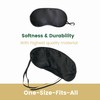 MJIYSGS 3pcs Comfortable Soft Sleep Eye Mask Shade Cover Lightweight