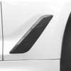 Car Fender Vents Decorative Cover Trim Carbon Fiber Style Fit