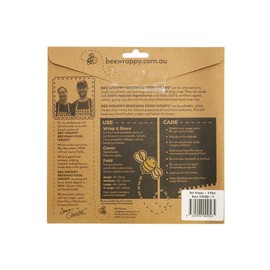 Bee Wrappy Beeswax Food Wraps (Pack of 4)
