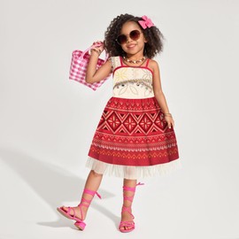 cefirature Girls Adventure Ocean Princess Costume Toddler Birthday Party Dress up Kids Cosplay Outfits Set 3-12 Years