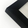 pf+a REAL GLASS 7 inch Vinyl Frame - Oxford Black