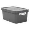 Jolie Max Plastic Storage Box with Lid, Stackable & Space-Saving