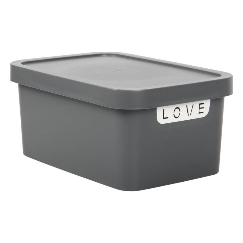 Jolie Max Plastic Storage Box with Lid, Stackable & Space-Saving