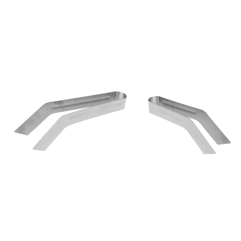 2pcs Stainless Steel Gardening Plants Transplant Tong Plant Remove Transplant
