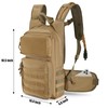 Tactical Hydration Pack Backpack, Military Molle Water Backpack for Hiking