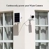 Wasserstein Solar Power Panel for Wyze Cam Outdoor Security Outdoor
