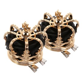 LIFKOME 2pcs Girls Crown Hairpins Three Crown Hair Clip Accessories for Birthday and Festival Parties Lightweight and Comfortable Design Chic Styling for All Ages