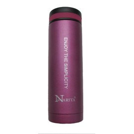 Narita 11-Ounce 0.32 L Stainless-Steel Vacuum Thermos, Metal Water Bottle Color: Red