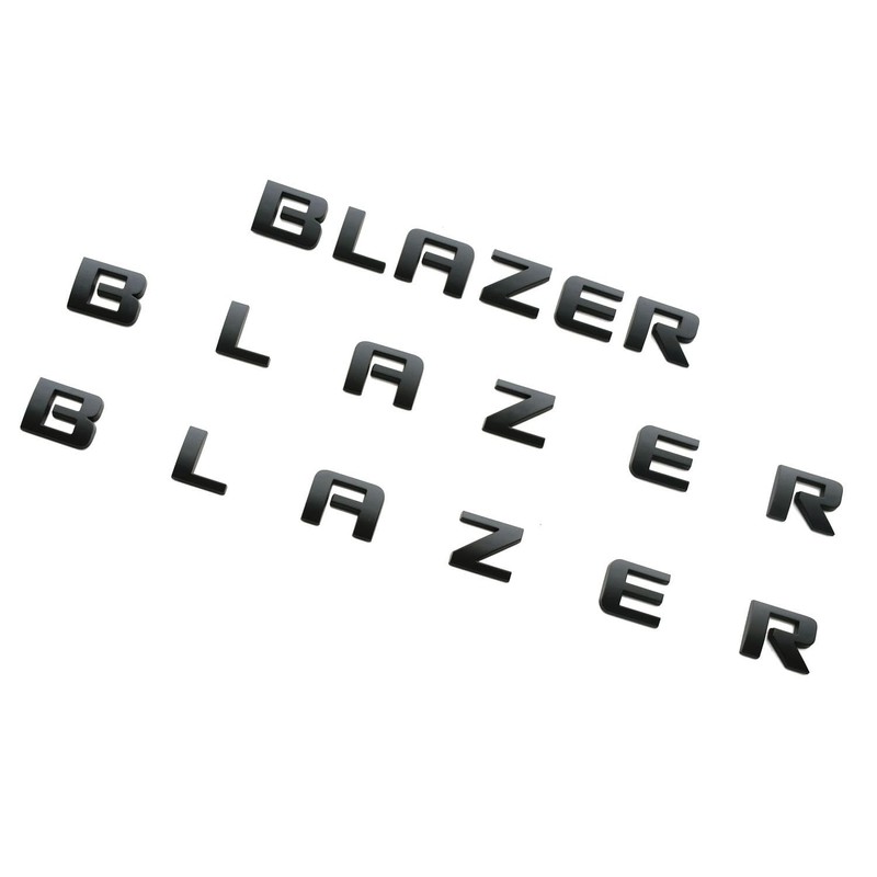 3Pcs 2019-2023 Blazer Front Door Tailgate Liftgate Emblem Nameplate Letters