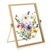 HyzaPhix Pressed Flower Frame Floating Picture Frame for Pressed Flowers,