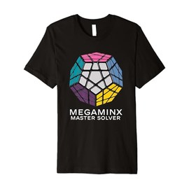 Megaminx Master Solver Shirt Dodecahedron Speed Cube Puzzle Premium T-Shirt
