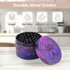 Grinder Herb Large, 63mm, 4 Piece Purple Grinder with 40