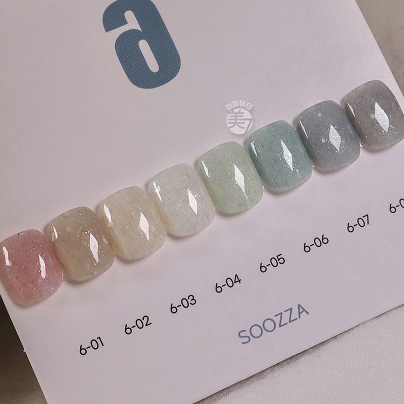 Sujja Gel No. 6 Velvet Glitter Gel Single Item /