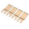 4PCS Oscillating Saw Blade Diamond Cemented Carbide 1.3in Wood Multitool