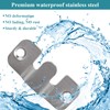 JMIATRY 48PCS Sectional Couch Connector, Sectional Sofa Connector Couch Bracket