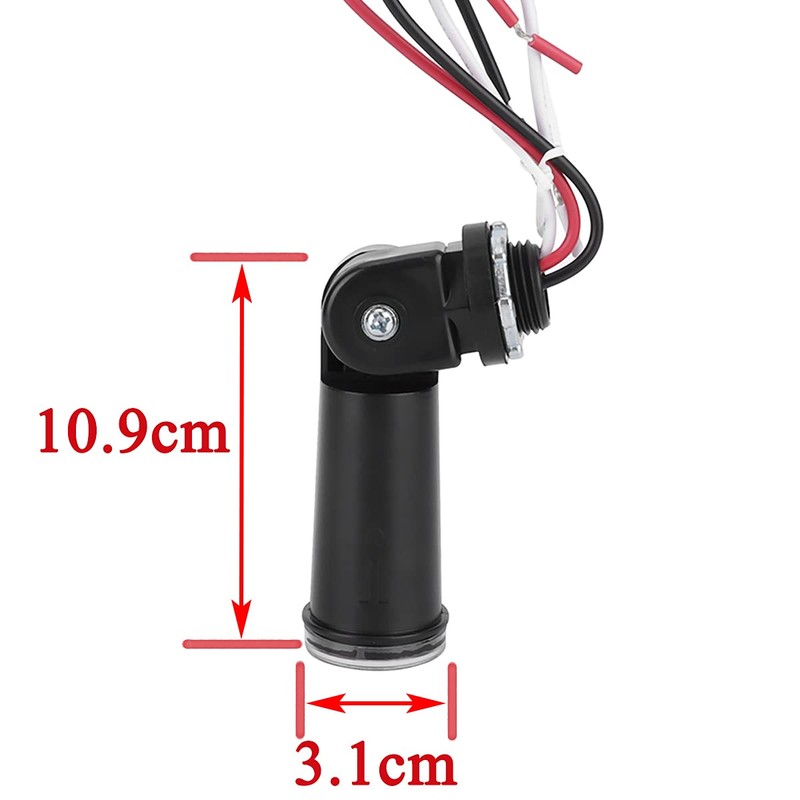 Outdoor Photoelectric Sensor,120V AC Photocell Light Sensor Switch,Dusk to Dawn