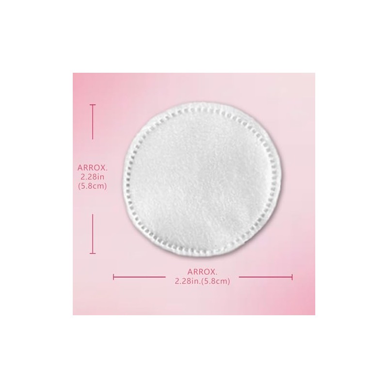 Cotton Rounds 150 almohadillas desmaquillantes en caja, hipoalergénicas, sin pelusas,
