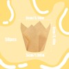 Tulip Cupcake Liners,50 Pieces Cupcake Muffin Liners Wrappers Baking Cups