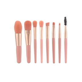 JITNGA 1 Set Brush Set for Make Up Professional Foundation Make Up Brush Set Premium Powder Brush Eyeshadow Blush Make Up Brush Set Beauty Sponge (8 Pieces Cherry Blossom Powder)