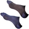 GROWGEAR 5 Toe Socks, 3 Pairs Ankle Length, L/3 Colors,