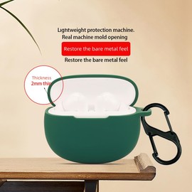 YKNIUFLY Bluetooth Headphone Case Compatible with UGREEN HiTune P3, Soft TPU, 360° All-Round Protection Headphone Case Cover Compatible with UGREEN HiTune P3 (Black)