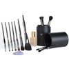 Britains Beauty Silver Makeup Brush Set – Complete 11-Piece Premium