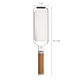 Fiskars Norden 1065245 Hand Grater Fine Length 31.1 cm Stainless Steel / Birch Wood